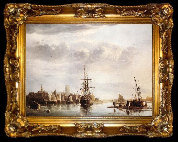 framed  CUYP, Aelbert View of Dordrecht  ds, ta009-2